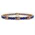 Sapphire Tennis Bracelet with United States Flag no. 14