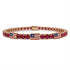 Ruby Tennis Bracelet with United States Flag no. 11