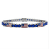 Sapphire Tennis Bracelet with United States Flag no. 15 image 1