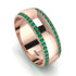 Eternity Emerald Wedding Band - Benjamin No. 5