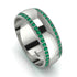 Eternity Emerald Wedding Band - Benjamin No. 6