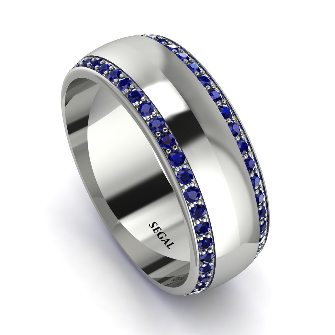 Eternity Sapphire Wedding Band - Benjamin No. 15