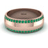 Eternity Emerald Wedding Band - Benjamin No. 5