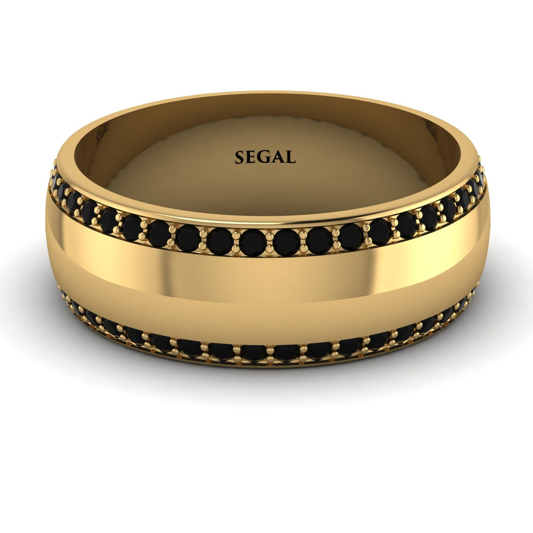Eternity Black Diamond Wedding Band - Benjamin No. 7