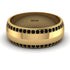 Eternity Black Diamond Wedding Band - Benjamin No. 7