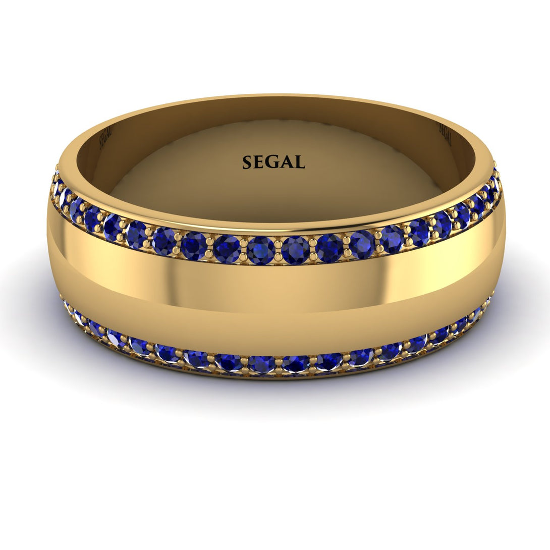 Eternity Sapphire Wedding Band - Benjamin No. 13