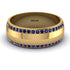 Eternity Sapphire Wedding Band - Benjamin No. 13