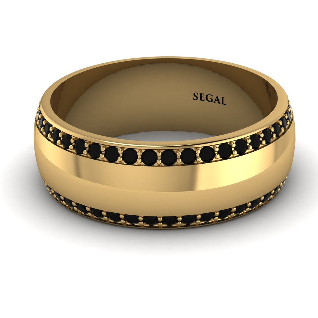 Eternity Black Diamond Wedding Band - Benjamin No. 7