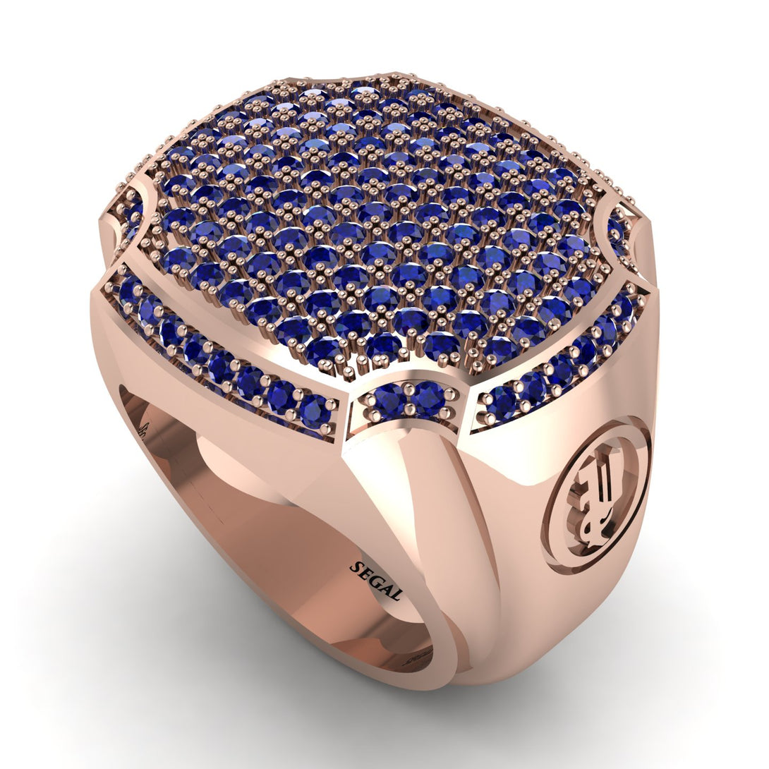 Sapphire Men Signet Ring - Carl No. 17