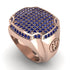 Sapphire Men Signet Ring - Carl No. 17