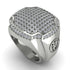 Diamond Men Signet Ring - Carl No. 3