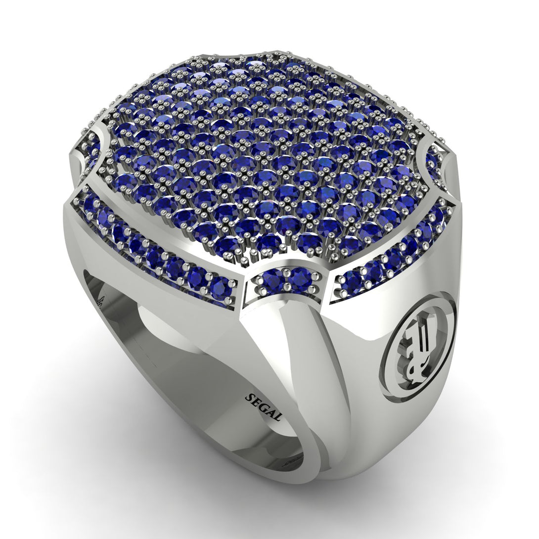 Sapphire Men Signet Ring - Carl No. 18