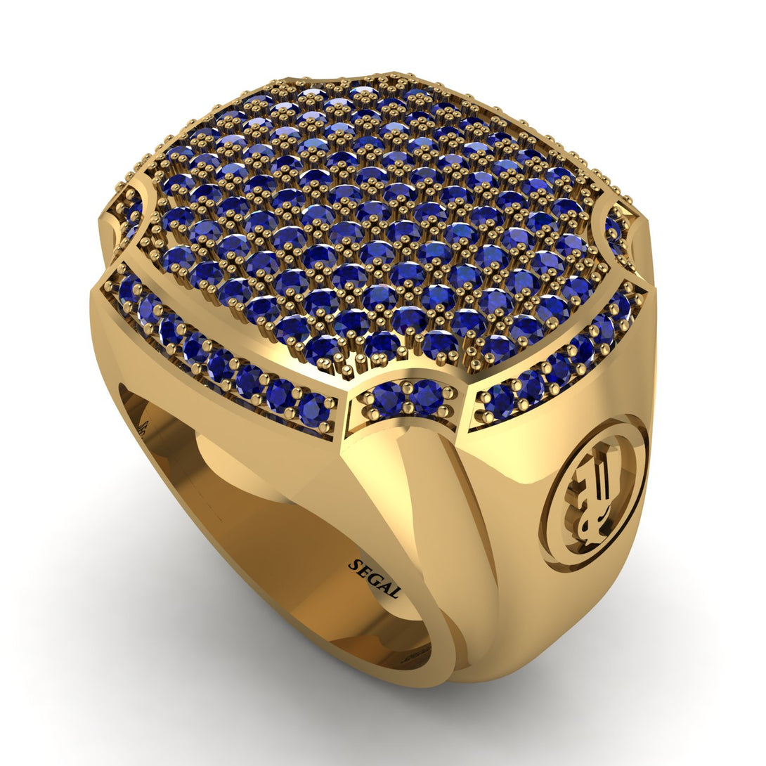 Sapphire Men Signet Ring - Carl No. 16
