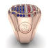 American Flag Men Signet Ring - Carl No. 5