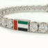 Diamond Tennis Bracelet with United Arab Emirates Flag no. 3