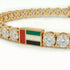 Diamond Tennis Bracelet with United Arab Emirates Flag no. 1 image 2