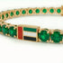 Emerald Tennis Bracelet with United Arab Emirates Flag no. 4