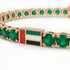 Emerald Tennis Bracelet with United Arab Emirates Flag no. 5