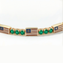 Emerald Tennis Bracelet with United States Flag no. 4 image 3