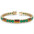 Emerald Tennis Bracelet with Germany Flag no. 4 image 2