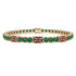 Emerald Tennis Bracelet with United Kingdom Flag no. 4 image 1