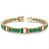 Emerald Tennis Bracelet with Ireland Flag no. 4