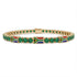 Emerald Tennis Bracelet with South Africa Flag no. 4