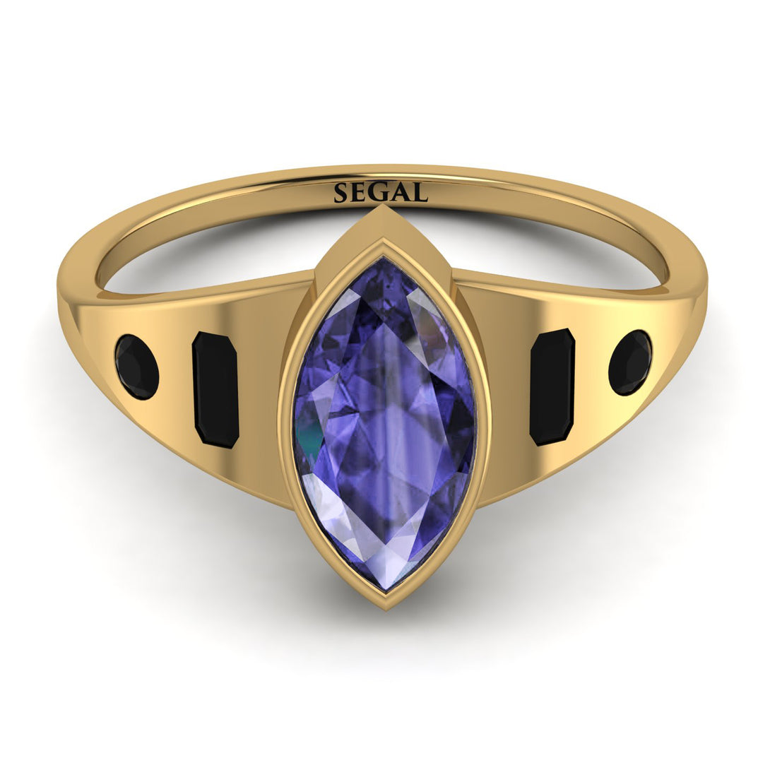 Marquise Bezel Tanzanite Ring - Juliana No. 207