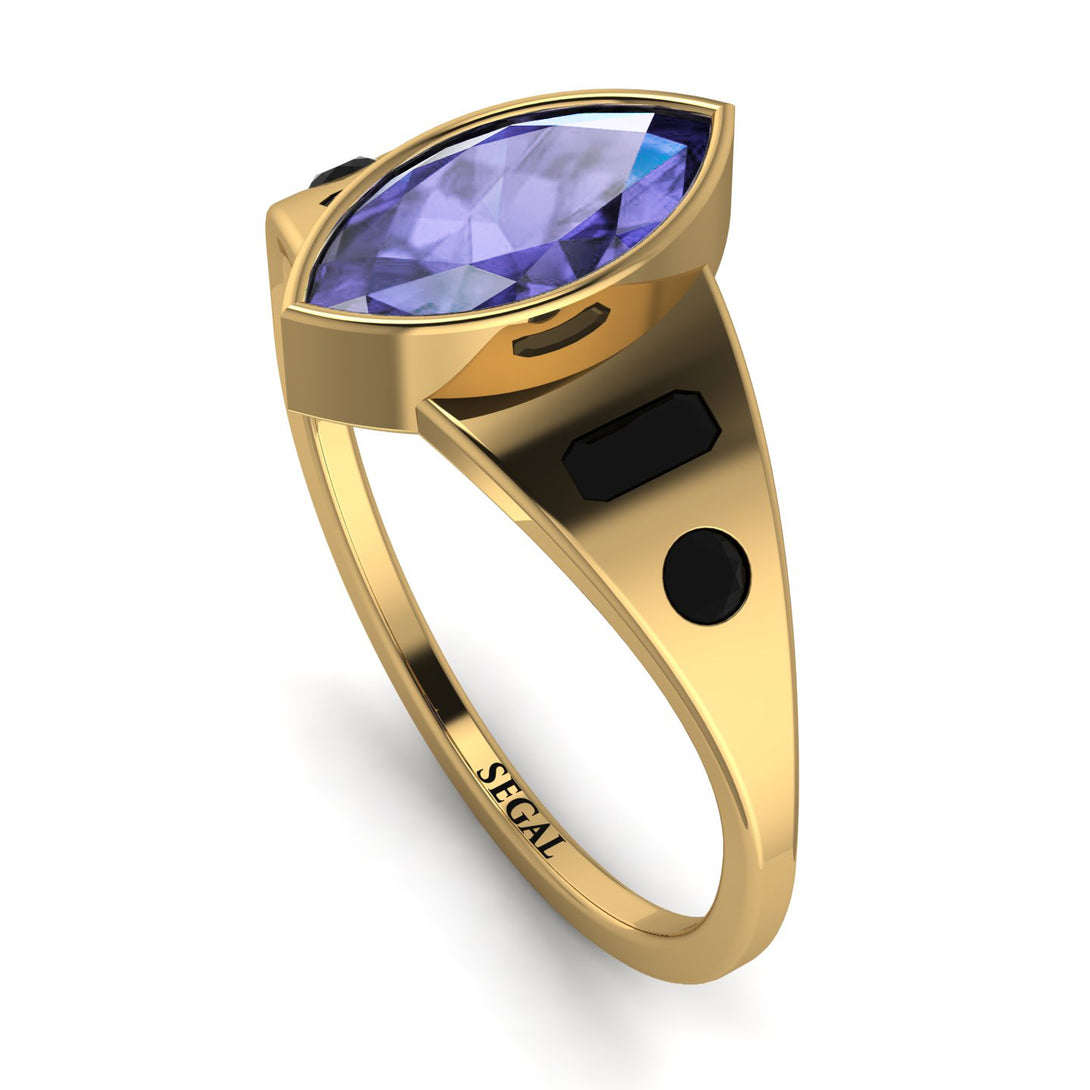 Marquise Bezel Tanzanite Ring - Juliana No. 207