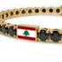 Black Diamond Tennis Bracelet with Lebanon Flag no. 7 image 4