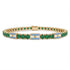 Emerald Tennis Bracelet with Argentina Flag no. 4