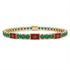 Emerald Tennis Bracelet with Morocco Flag no. 4 image 1