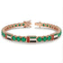 Emerald Tennis Bracelet with United Arab Emirates Flag no. 5 image 2