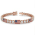 Diamond Tennis Bracelet with United States Flag no. 2