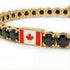 Black Diamond Tennis Bracelet with Canada Flag no. 7 image 3