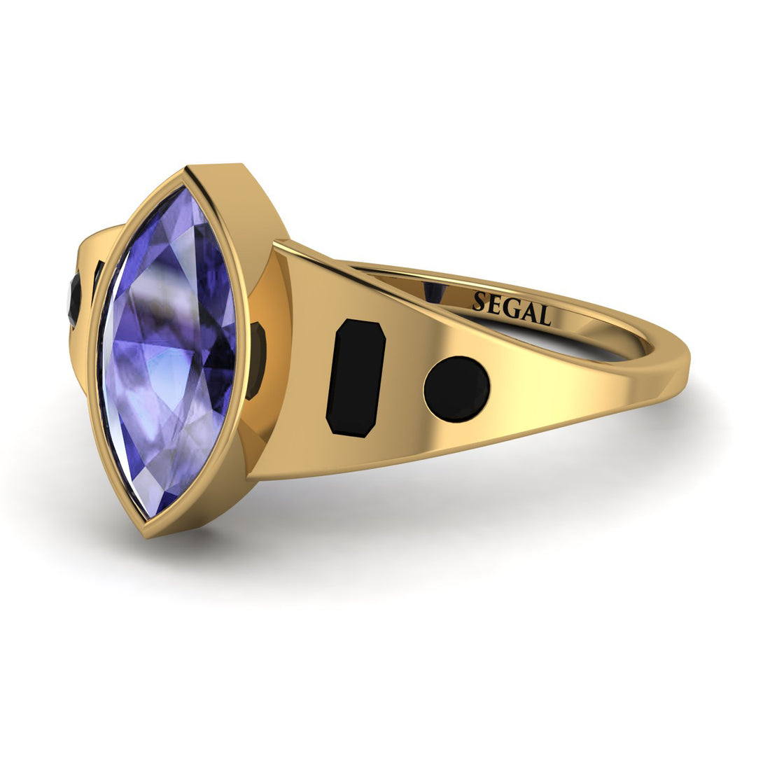 Marquise Bezel Tanzanite Ring - Juliana No. 207