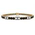 Black Diamond Tennis Bracelet with Israeli Flag no. 7 image 1