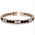 Black Diamond Tennis Bracelet with Israeli Flag no. 8 image 3