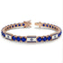 Sapphire Tennis Bracelet with Israeli Flag no. 14 image 3