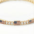 Diamond Tennis Bracelet with United States Flag no. 1