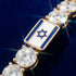 Diamond Tennis Bracelet with Israeli Flag no. 1 image 5