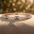 Diamond Tennis Bracelet with Israeli Flag no. 2