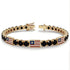 Black Diamond Tennis Bracelet with United States Flag no. 7