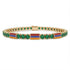 Emerald Tennis Bracelet with Armenia Flag no. 4