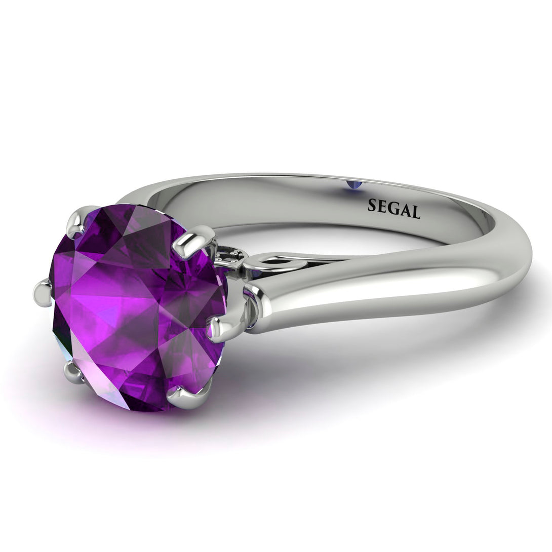 3ct Amethyst Engagement Ring - June No. 309