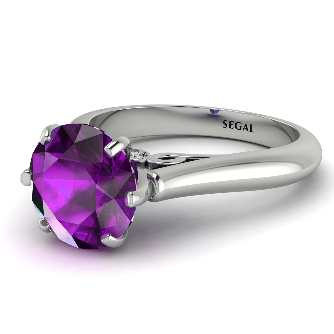 3ct Amethyst Engagement Ring - June No. 303