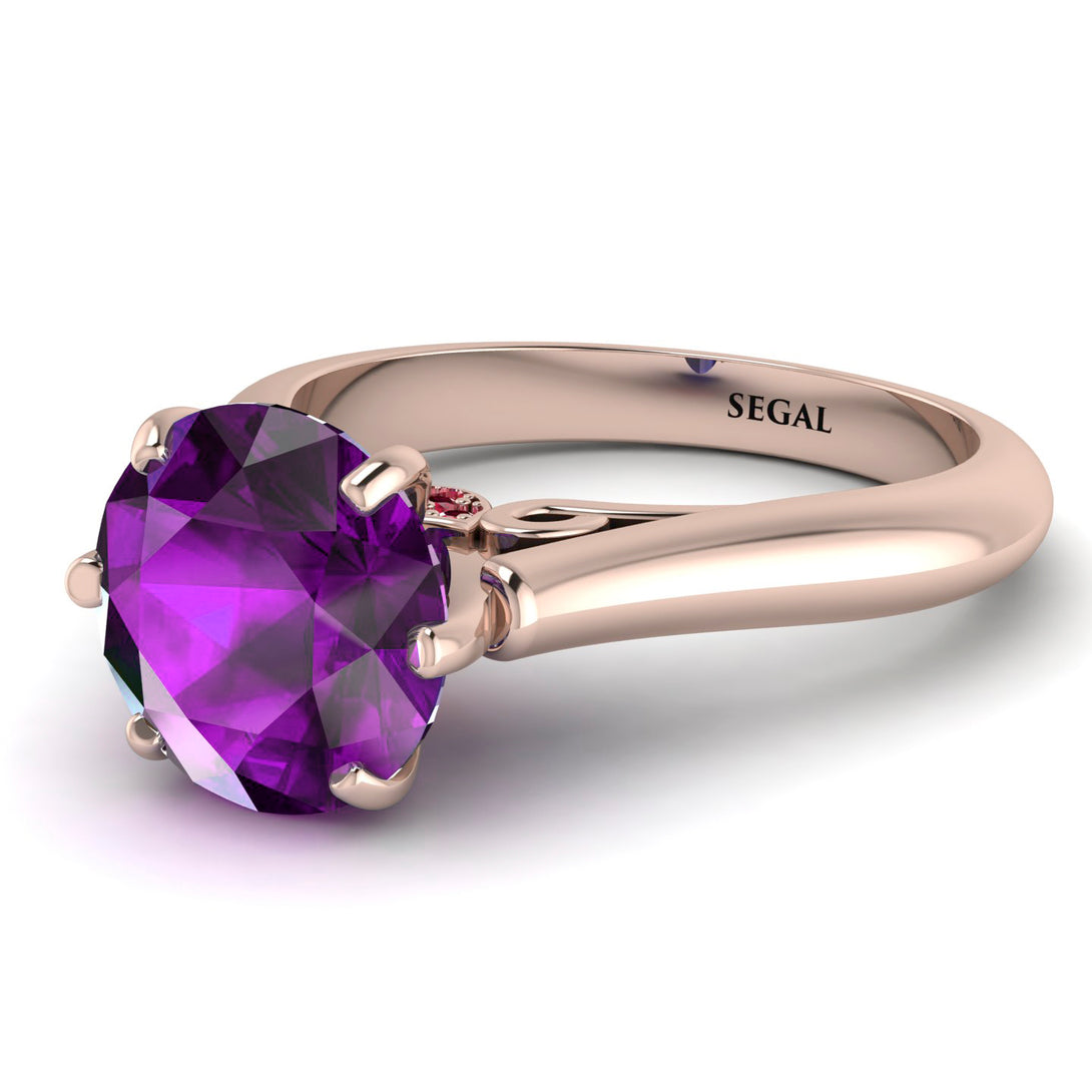 3ct Amethyst Engagement Ring - June No. 311