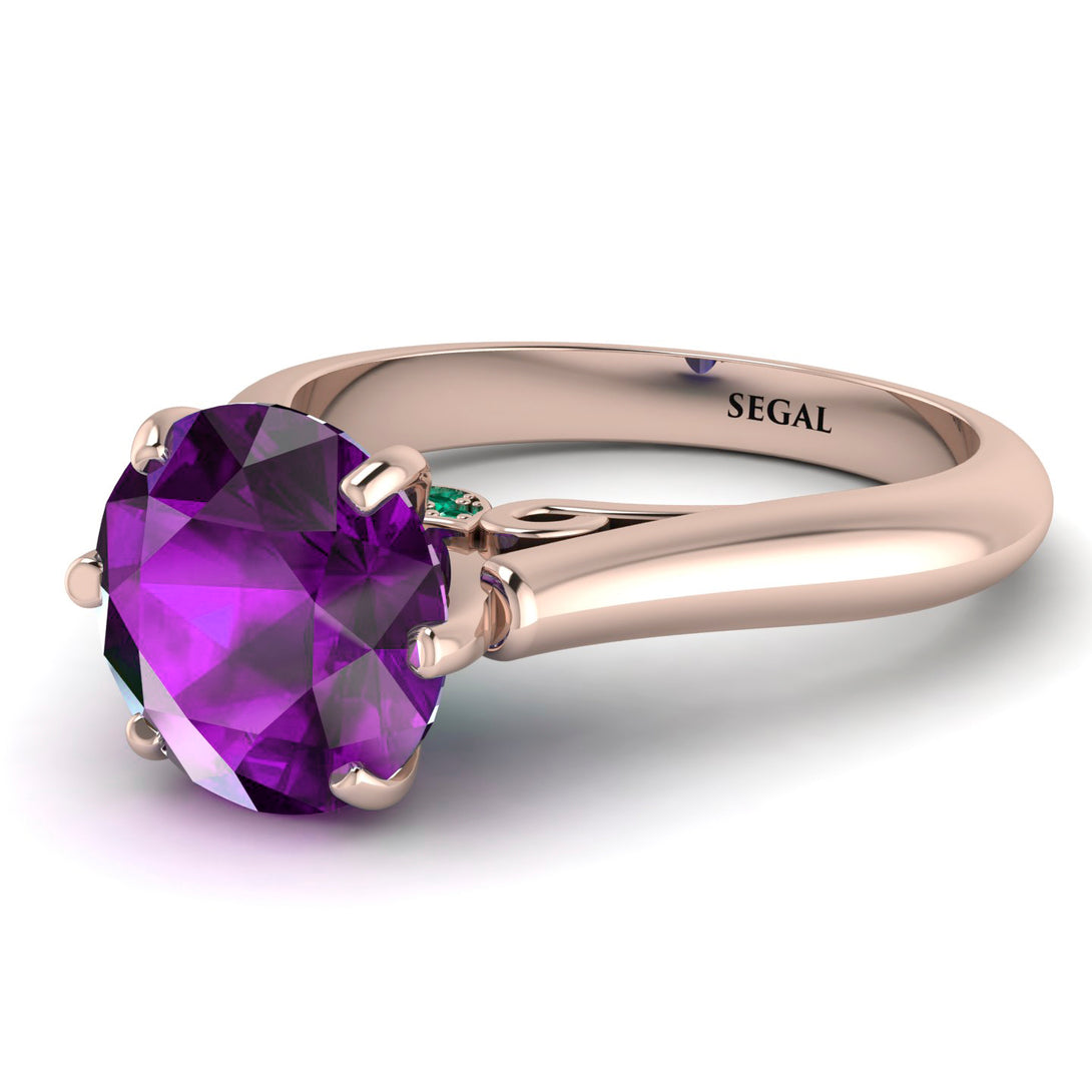 3ct Amethyst Engagement Ring - June No. 305
