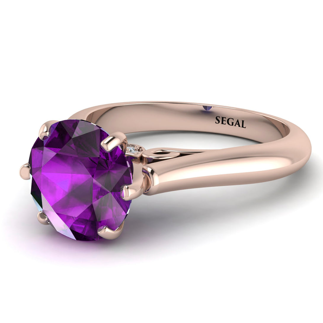 3ct Amethyst Engagement Ring - June No. 302