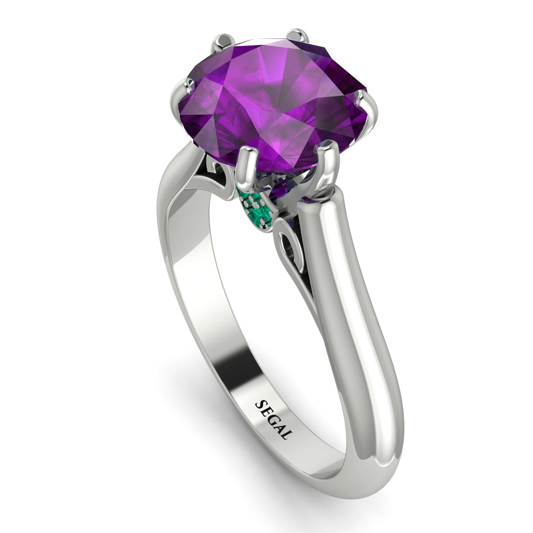 3ct Amethyst Engagement Ring - June No. 306